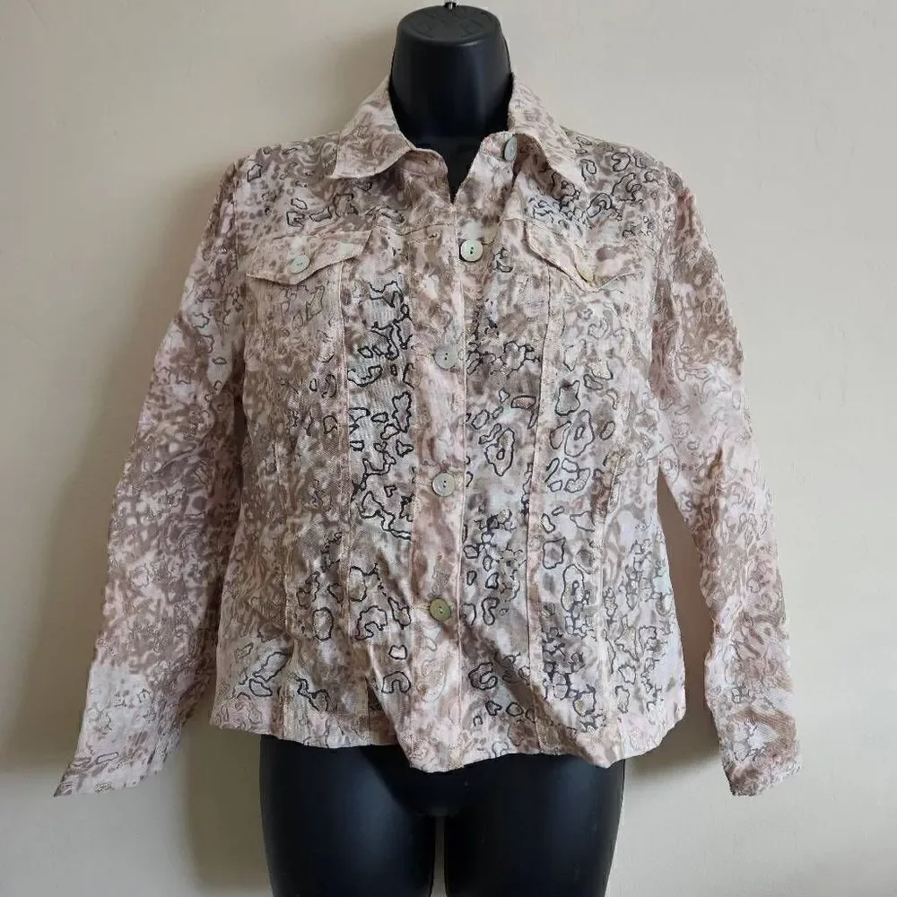 Ruby Rd. Sheer Jacket - Picture 1 of 8
